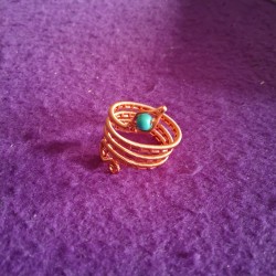 Anillo serpiente turquenita